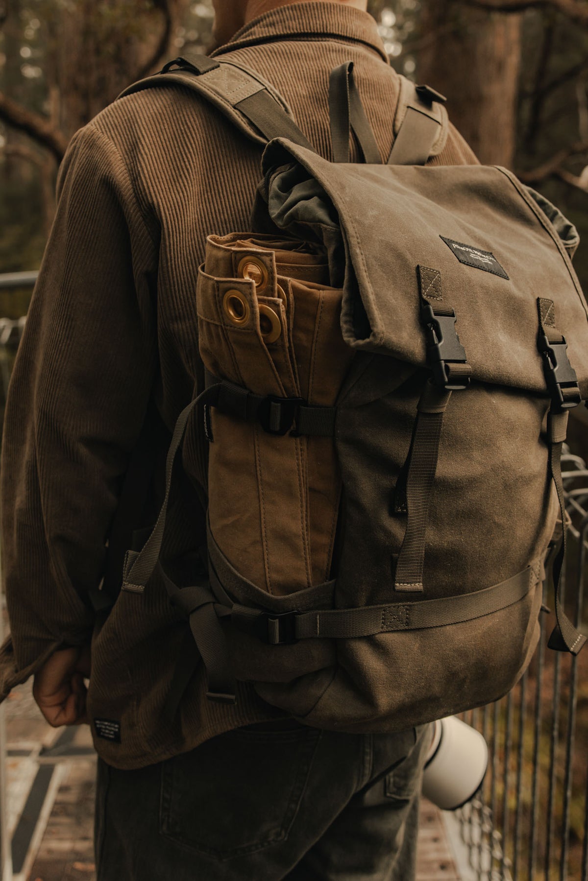 Canvas Rucksack Rugged Rugged Backpack - Heavy Duty Waxed Canvas | Remote Projects