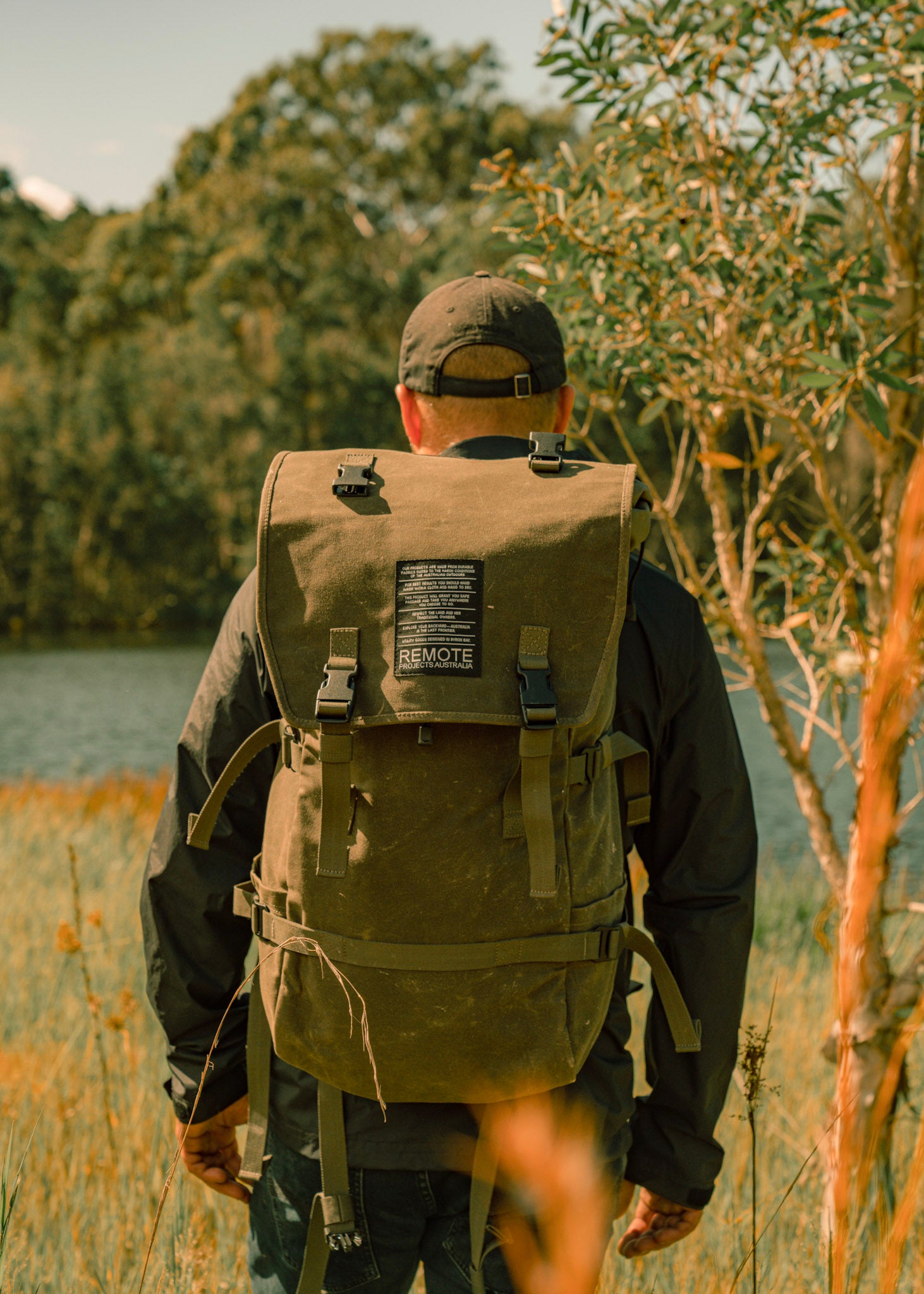 Canvas Rucksack Rugged Rugged Backpack - Heavy Duty Waxed Canvas | Remote Projects