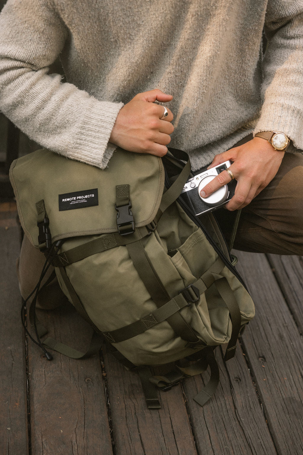 Back Pack Rugged Rugged Backpack 3.0 – 28L Military-Grade Canvas Pack – Remote Projects
