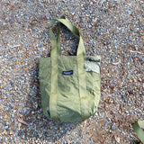 UPCYCLED MILITARY TENT TOTE [1 of 10]