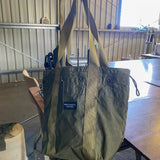 UPCYCLED MILITARY TENT TOTE [1 of 10]