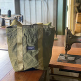 UPCYCLED MILITARY TENT TOTE [1 of 10]
