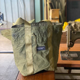 UPCYCLED MILITARY TENT TOTE [1 of 10]