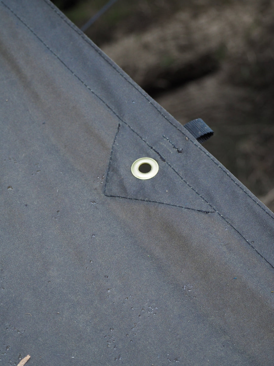 AUSTRALIAN MADE OILSKIN TARP (3X3ish)