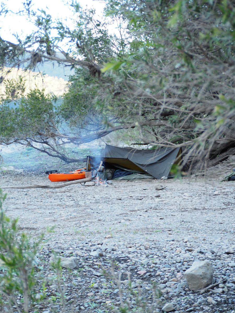 AUSTRALIAN MADE OILSKIN TARP (3X3ish)